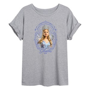 Women's - Wicked - Art Noveau Glinda Oversized Graphic T-Shirt - 1 of 4