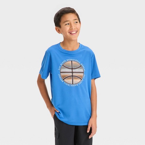 Boys' Short Sleeve 'basket Ball' Graphic T-shirt - All In Motion