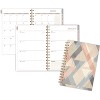 Triad Weekly/Monthly Planner, Geometric Artwork, 8.5 x 6.38, Multicolor Cover, 12-Month (Jan to Dec): 2025 - 4 of 4
