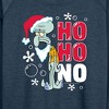 Women's - SpongeBob SquarePants - Ho Ho No Lightweight French Terry Wide Neck Long Sleeve Shirt - 2 of 4