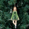 Gallerie II 4" Irish Female Girl Dancer St. Patrick's Day Clover Christmas Tree Ornament - 3 of 4