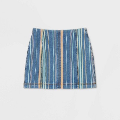 wild fable jean skirt