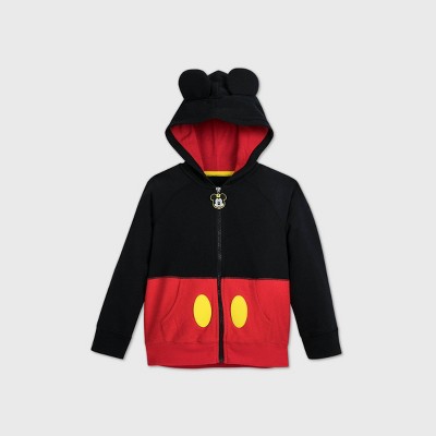 mickey mouse hoodie black