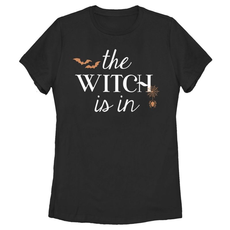 Women's Lost Gods Halloween The Witch Is In T-Shirt, 1 of 5