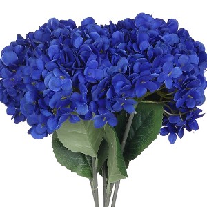 REGALWOVEN Silk Bouquet Artificial Hydrangea Flowers 22.8" 6 Pcs - 1 of 4