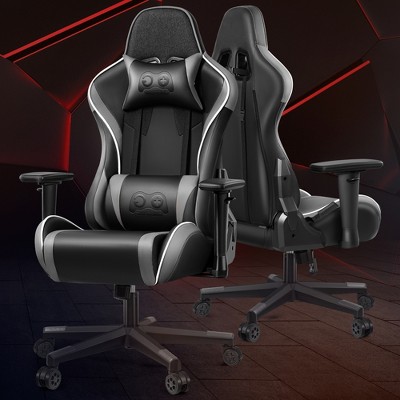KERDOM Ergonomic Computer Gamer Chair 3D Armrests, Adjustable High Back with Lumbar Support, Black-Gray