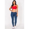 Slickblue Women's Ribbed Knit Cami Crop Top, Stretch Textured Fabric, Fitted Style, Multiple Colors Options, Size S-L - 3 of 4