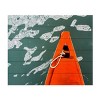 Trademark Fine Art Ugur Erkmen Red Wood Slat Art - 3 of 4
