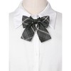 INSPIRE CHIC Women's Pre-tied Colorful Plaid Elastic Strap Party Costume Bow Ties - 4 of 4