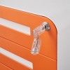 VASIP Drawer Mobile Filing Cabinet,Multifunctional Storage Cabinet with Lock, Suitable For Home Office Under the Desk - 3 of 4