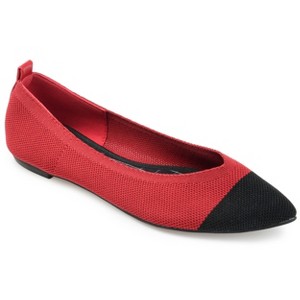 Journee Collection Womens Veata Slip On Pointed Toe Ballet Flats - 1 of 4