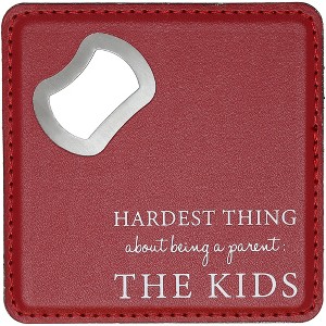 Pavilion Gift Company - The Kids - 4" x 4" Bottle Opener Coaster - Bottle Openers - 1 of 4