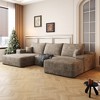 Dewdrop Cloud Sectional Couch ,Modern Modular Sofa with Deep Seat, Upholstered Couches for Living Room Bedroom,No Assembly Required - 2 of 4