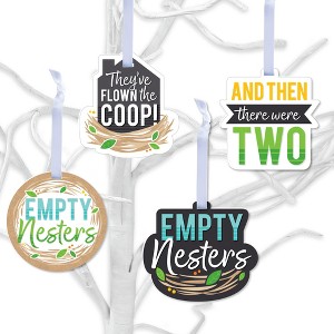 Big Dot of Happiness Empty Nesters - Empty Nest Decorations - Tree Ornaments - Set of 12 - 1 of 4