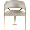 Meridian Furniture,Madelyn Velvet Dining Chair, Set of 2 - 3 of 4