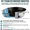 All-Clad D5 5-Ply Brushed Stainless Steel Fry Pan 12 Inch Induction Oven Broiler Safe 500F Pots and Pans, Cookware Silver - 2 of 3