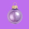 Northlight Shiny Finish Glass Christmas Ball Ornaments - 2.75" (70mm) - Lavender Purple - 12ct - 3 of 4