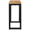 vidaXL Console Table Entryway Side Table for Living Room Hallway Solid Wood - 43.3" Solid Rough Mango Wood - 3 of 4