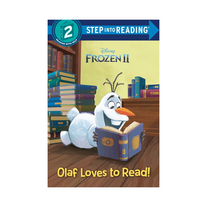 Olaf Loves to Read! (Disney Frozen 2) - (Step Into Reading) by  Random House Disney (Paperback), 1 of 2