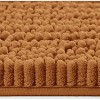 Home Mart Goods Large Pumpkin Soft Cozy Plush Chenille Bath Mat Bathroom Rug - 24" x 16" - 3 of 3