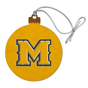McNeese State University Secondary Logo Wood Christmas Tree Holiday Ornament - 1 of 4