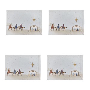 Split P Away In A Manger Placemat Set of 4 - 1 of 4