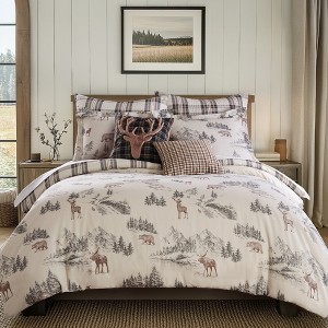 Lodge Toile Comforter Set - Levtex Home - 1 of 4