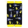 Wrapables Fun and Playtime Baby Leg Warmers (Set of 3), Stripes, Apple, Robots - image 4 of 4