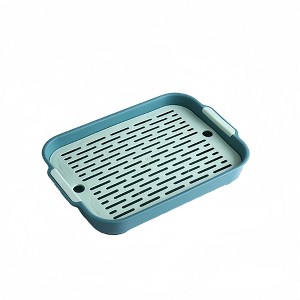 GustoWave Rabbit Litter Box with Grate, Guinea Pig Litter Pan Anti-turnover, Pet Toilet Potty Trainer for small animals - 1 of 4