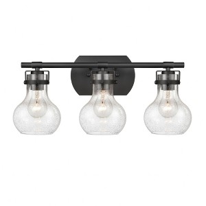 Elk Home Salamanca 3 - Light Vanity in  Matte Black - 1 of 4