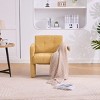 Chenille Upholstered Accent Chair, Lounge Armchair with Padded Seat, Minimalist Reading Chair for Living Room or Bedroom-Koiai - 2 of 4