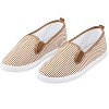 Collections Etc Striped Side Stretch Sneakers - 3 of 4