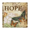 Trademark Fine Art -Jean Plout 'Inspirational Butterflies Hope' Canvas Art - 2 of 3