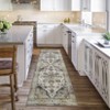 Luxury Pearl Velvet Persian Flower Rug, Foldable & Washable, Non-Slip, Kid & Pet Friendly, Durable Edges for Busy Areas - 4 of 4
