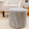 19" Round Pouf Ottoman - WOVENBYRD - 4 of 4