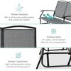 Best Choice Products 2-Person Outdoor Swing Glider, Steel Patio Loveseat, Bench Rocker w/ Armrests - 3 of 4