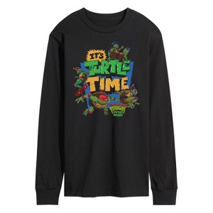 Men's - Teenage Mutant Ninja Turtles Mutant Mayhem - Its Turtle Time Long Sleeve Graphic T-Shirt - 1 of 3