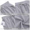 Women's Bermuda Shorts with Zipper Pockets Casual Summer Drawstring Jersey Shorts Elastic Waist Comfy Waffle Shorts - 4 of 4