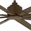 65" Minka Aire Modern Outdoor Ceiling Fan with Remote Control Oil Rubbed Bronze Wet Rated for Patio Exterior Porch Gazebo Barn - 3 of 4