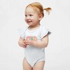 The Juniper Shop Girl Power Retro Baby Flutter Sleeve Bodysuit - 2 of 2