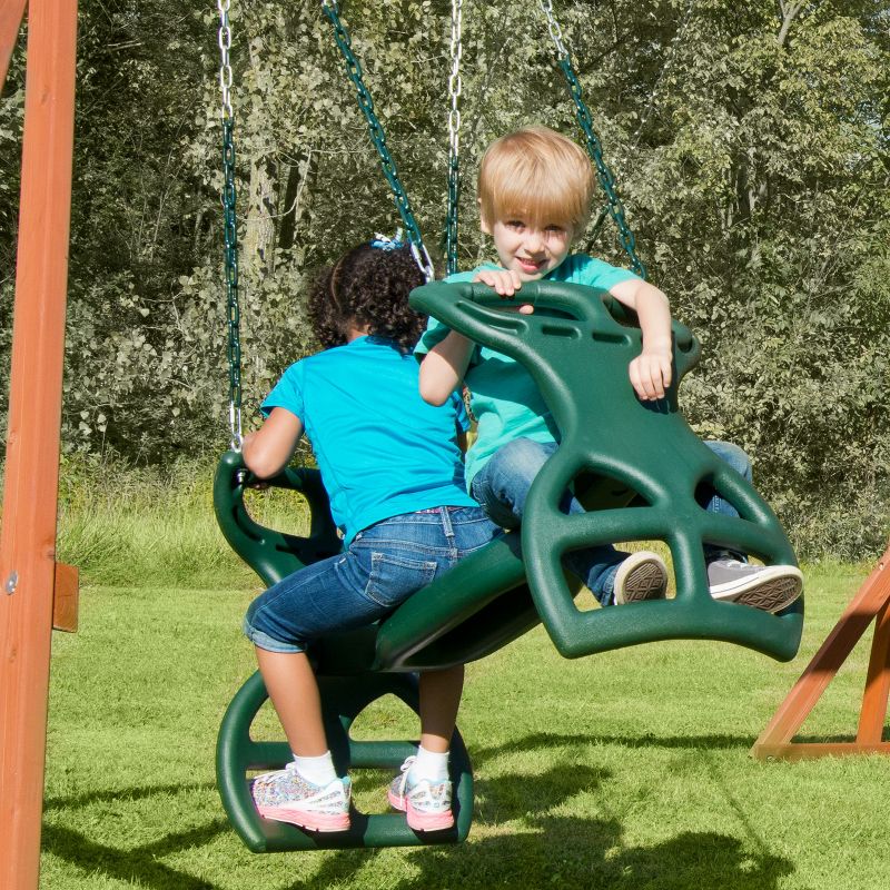 Gorilla Playsets Dual Ride Glider Swing, 6 of 8