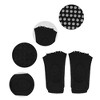 Unique Bargains Women's Non-Slip Yoga Pilates Barre Ballet Five Toe Socks with Grips - 3 of 4