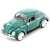 1966 Volkswagen Beetle Green 1/24 Diecast Model Car by Motormax - 2 of 4