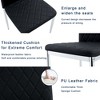 Sapphtopaz Modern Dining Chairs Set with Diamond Quilted High-Back PU Leather Dining Chair with Metal Legs Kitchen Chair for Dining Room - 3 of 4