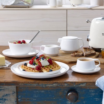 Marc Newson White Porcelain Sugar Pot and Creamer Set