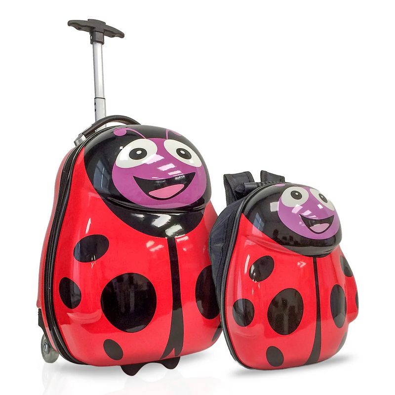 TUCCI Cuddlebug 2-Piece ABS Hardside Kids' Luggage Set with Backpack, 4 of 6