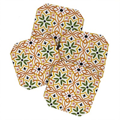 Marta Barragan CamarasaObsession Nature Mosaics Set of 4 Coasters - Deny Designs