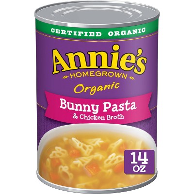 Annie's Organic Bunny Pasta & Chicken Broth Soup - 14oz