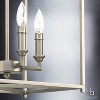 Urban Ambiance Luxury Mediterranean Chandelier,  16.5"H x 30.125"W,  Brushed Nickel Finish, UHP2651 - 4 of 4