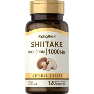 Piping Rock Shiitake Mushroom Extract | 1000 mg | 120 Capsules - 1 of 4